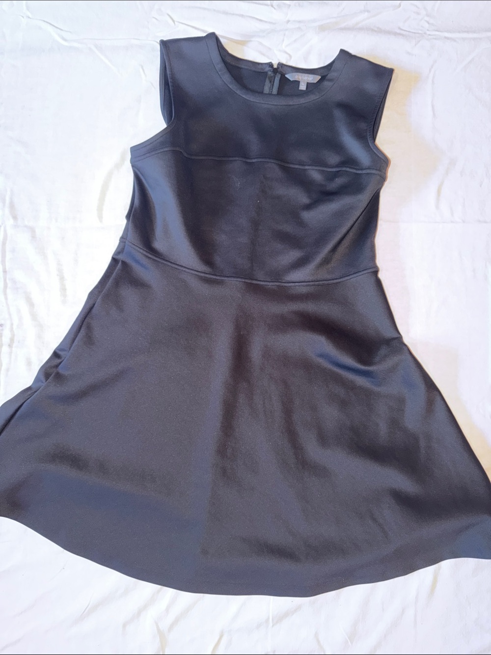 Daisy Fuentes Black Sleeveless Flared Mini Dress